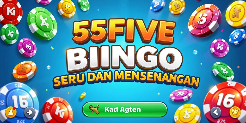 Tampilan gameplay seru dari 55FIVE, aplikasi Bingo yang menarik.