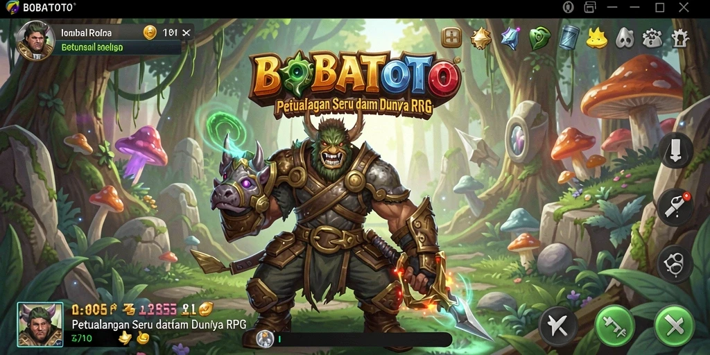 Screenshot BOBATOTO menampilkan aksi seru dan karakter yang menarik.