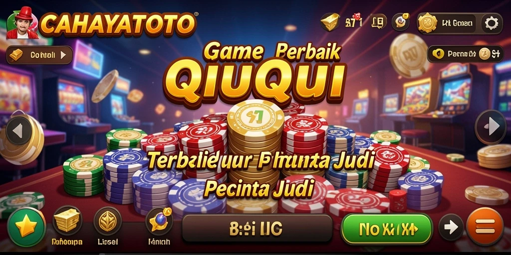 Tampilan gameplay seru di CAHAYATOTO saat bermain QiuQiu.