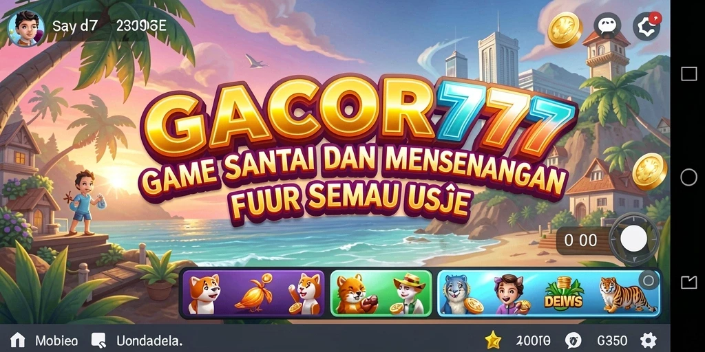 Tampilan gameplay GACOR777 yang menarik dan menyenangkan.