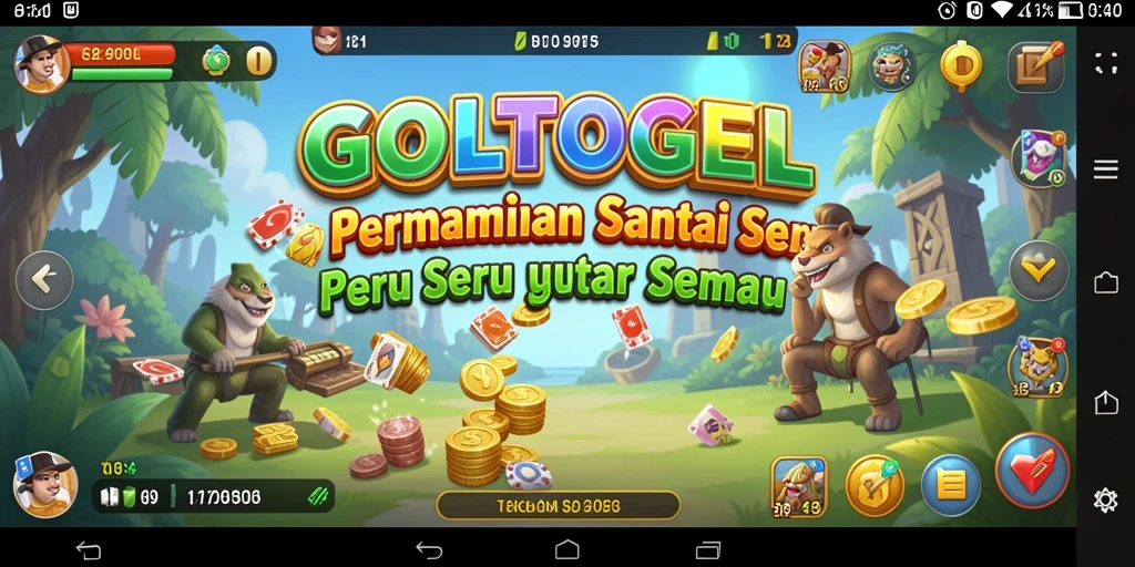 Tampilan gameplay yang mengasyikkan di GOLTOGEL.