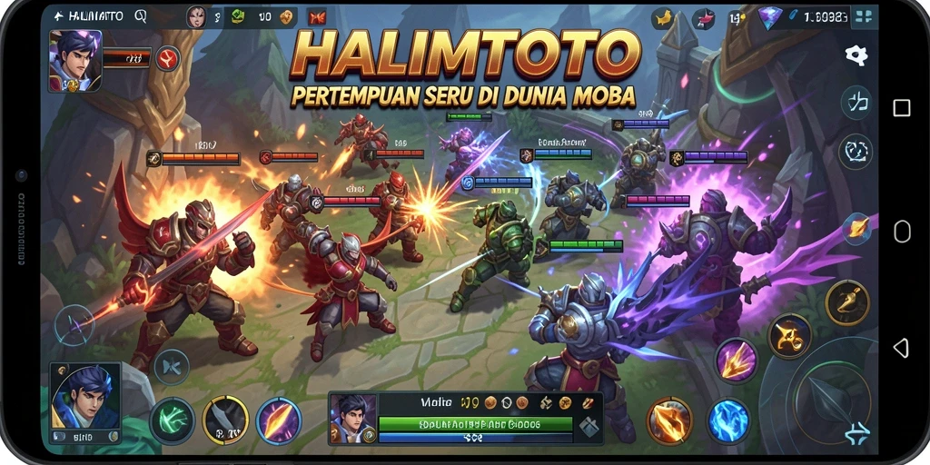 Tangkapan layar HALIMTOTO menampilkan medan tempur yang intens dan karakter yang mendebarkan.