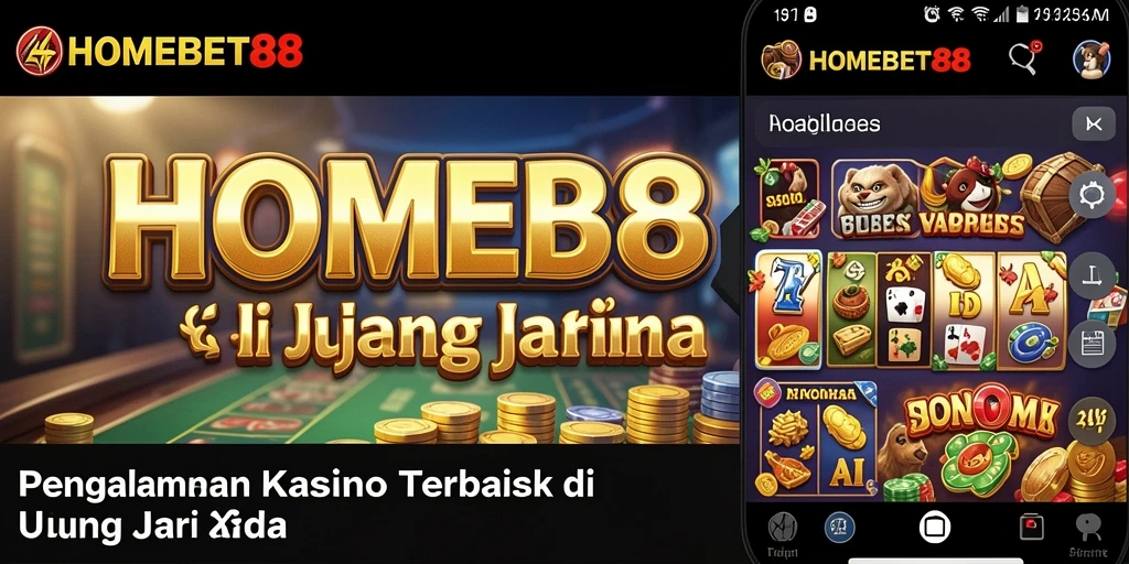 Screenshot gameplay HOMEBET88 menampilkan suasana Kasino yang mendebarkan.