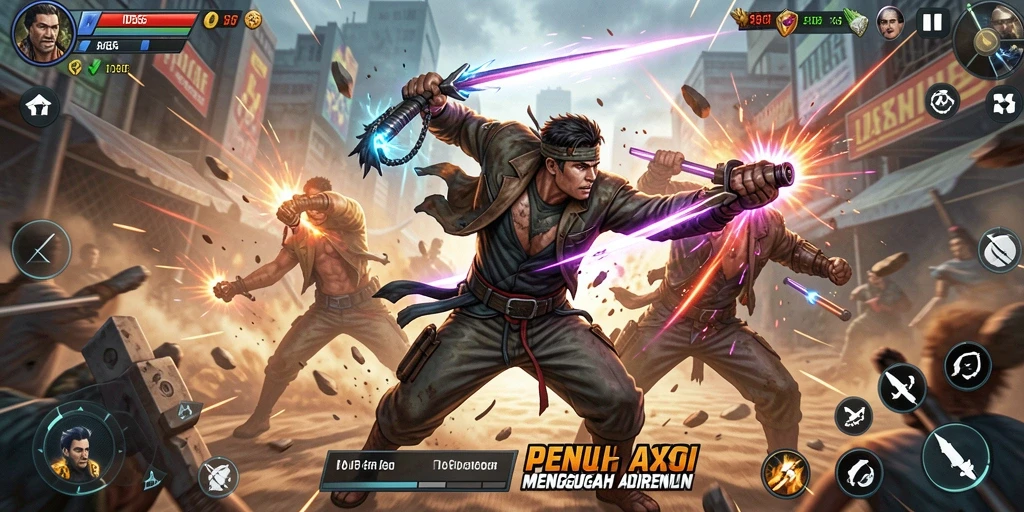 Kenikmatan gameplay Action di ID66 yang mendebarkan.