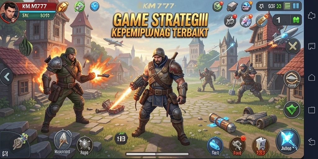 Gameplay KM777 yang mendebarkan dengan banyak strategi.