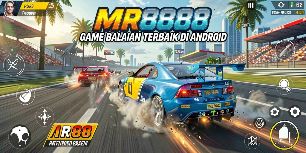 Gameplay balapan seru yang mendebarkan di MR888.