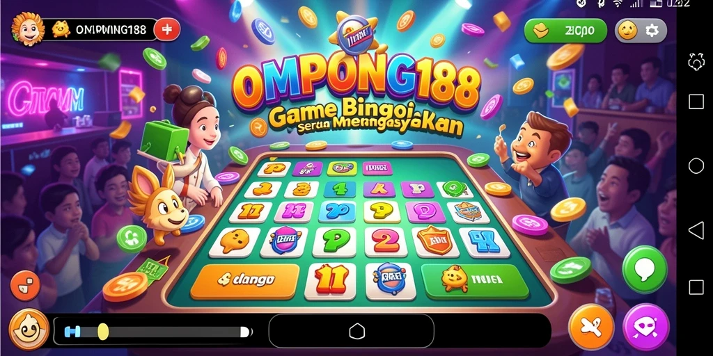 Tampilan gameplay seru dari OMPONG188 dengan Bingo yang mendebarkan.
