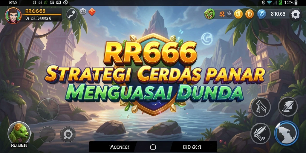 Tampilan seru dalam gameplay strategis RR666 saat pertempuran.