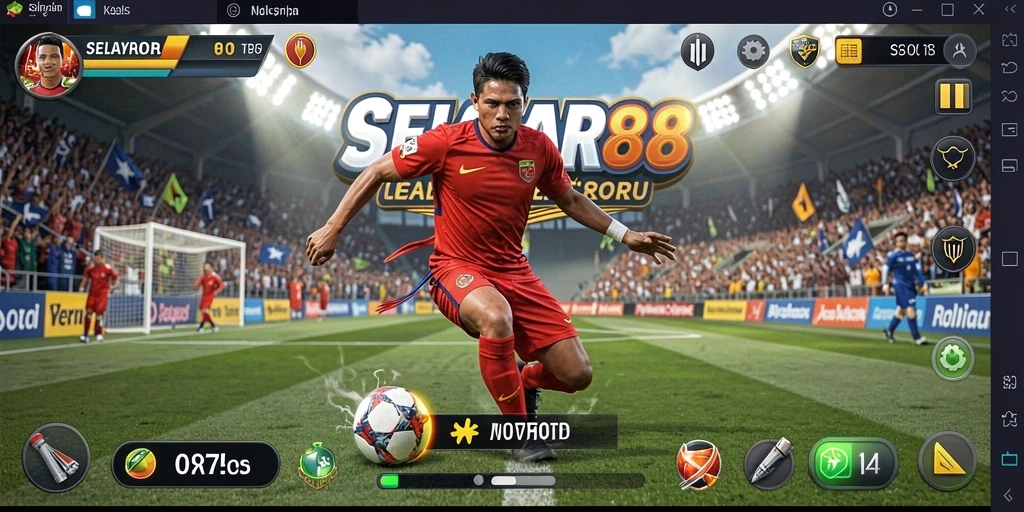 Tangkapan layar gameplay seru di SELAYAR88 yang menampilkan aksi olahraga.