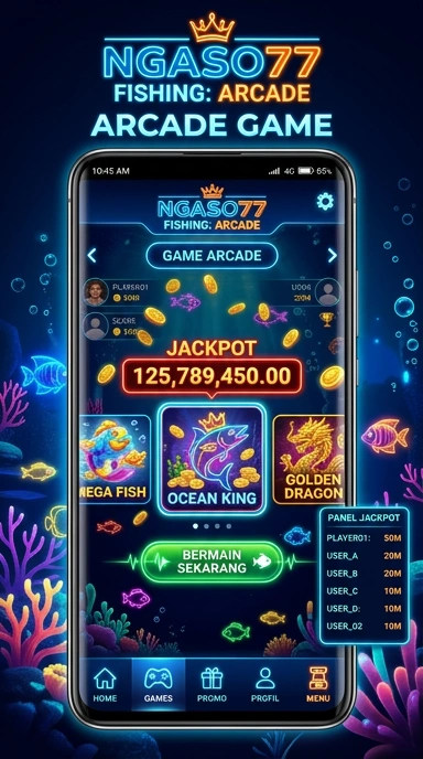 Tampilan aplikasi ngaso77 yang ramah pengguna.